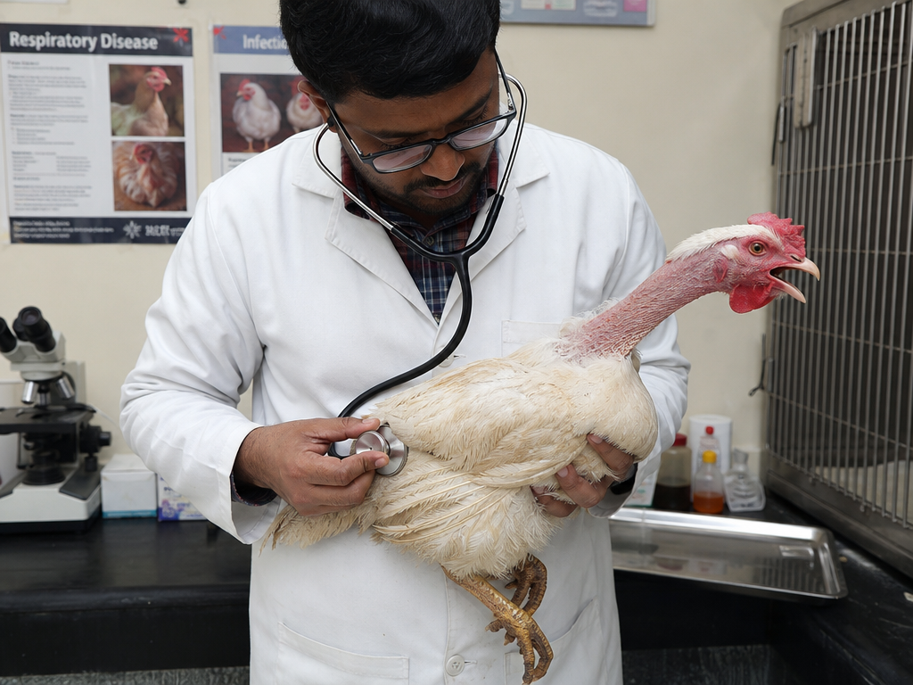 Treating Air Sacculitis in chicken: step-by-step treatment procedure