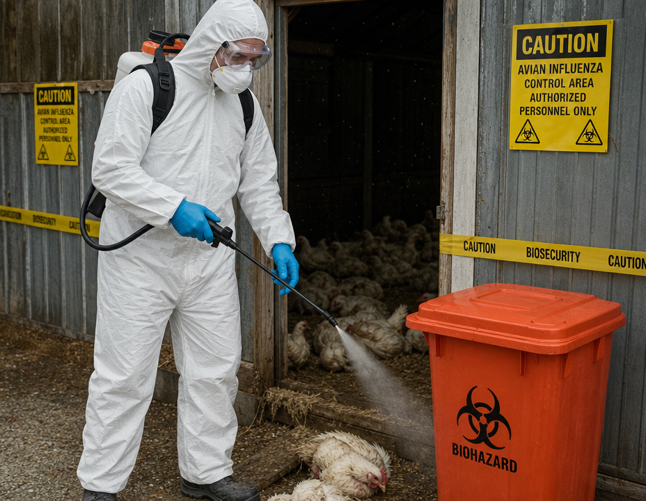 Treating Avian Influenza in chicken: step-by-step treatment procedure