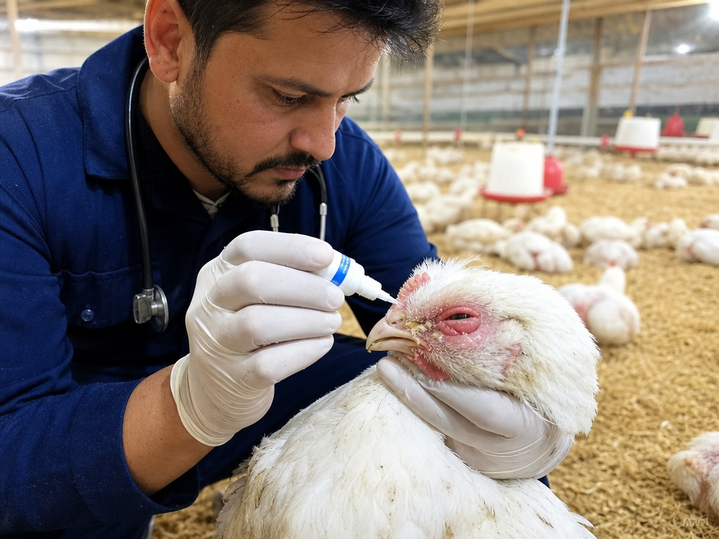 Treating Avian Metapneumovirus (Swollen Head Syndrome) in chicken: step-by-step treatment procedure