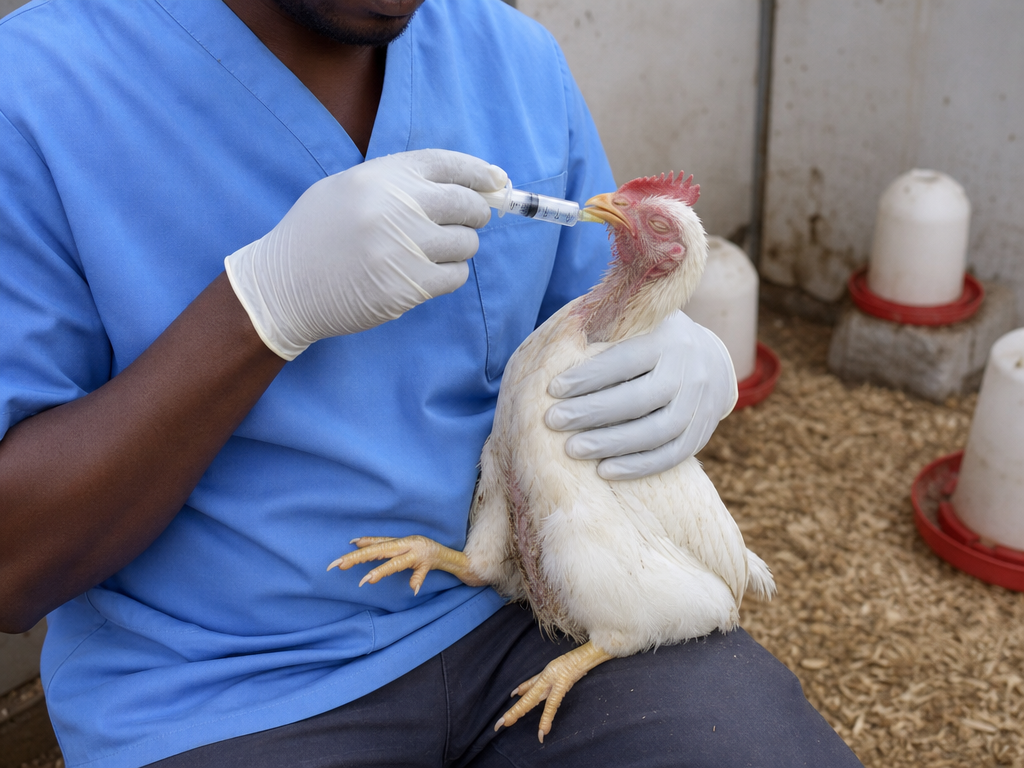 Treating Botulism in Chickens (Limberneck) in chicken: step-by-step treatment procedure