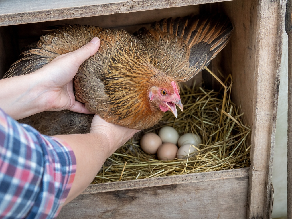 Treating Broody Hen in chicken: step-by-step treatment procedure
