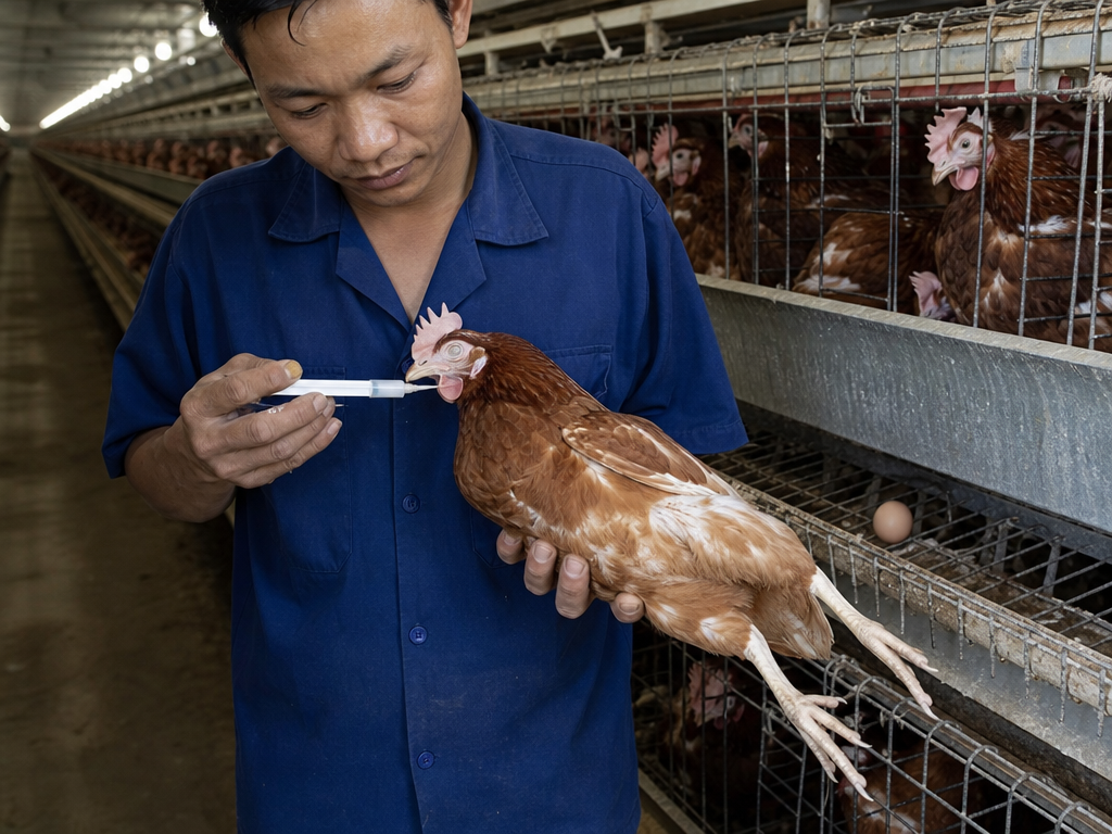 Treating Cage Layer Fatigue (Osteoporosis) in chicken: step-by-step treatment procedure