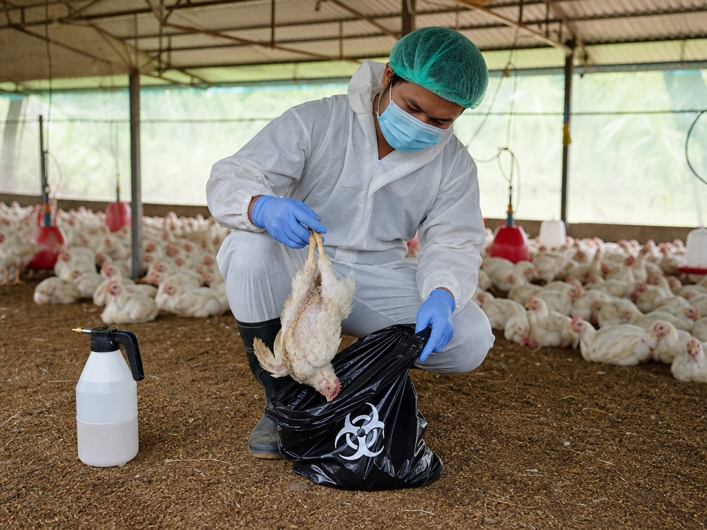 Treating Erysipelas in Chickens in chicken: step-by-step treatment procedure