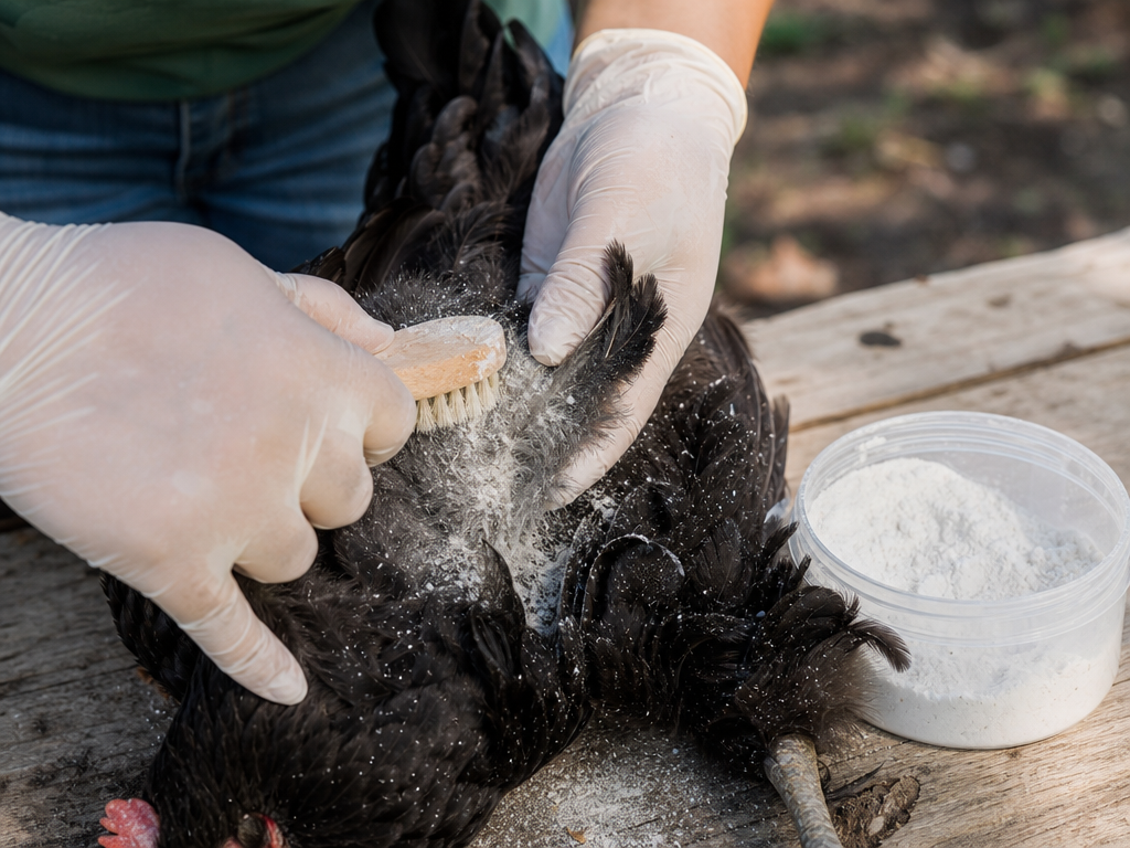 Treating Gapeworms in chicken: step-by-step treatment procedure