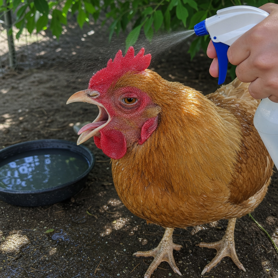 Treating Heat Stress in chicken: step-by-step treatment procedure