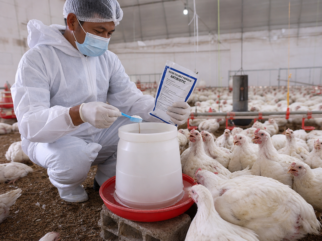 Treating Infectious Bronchitis in chicken: step-by-step treatment procedure