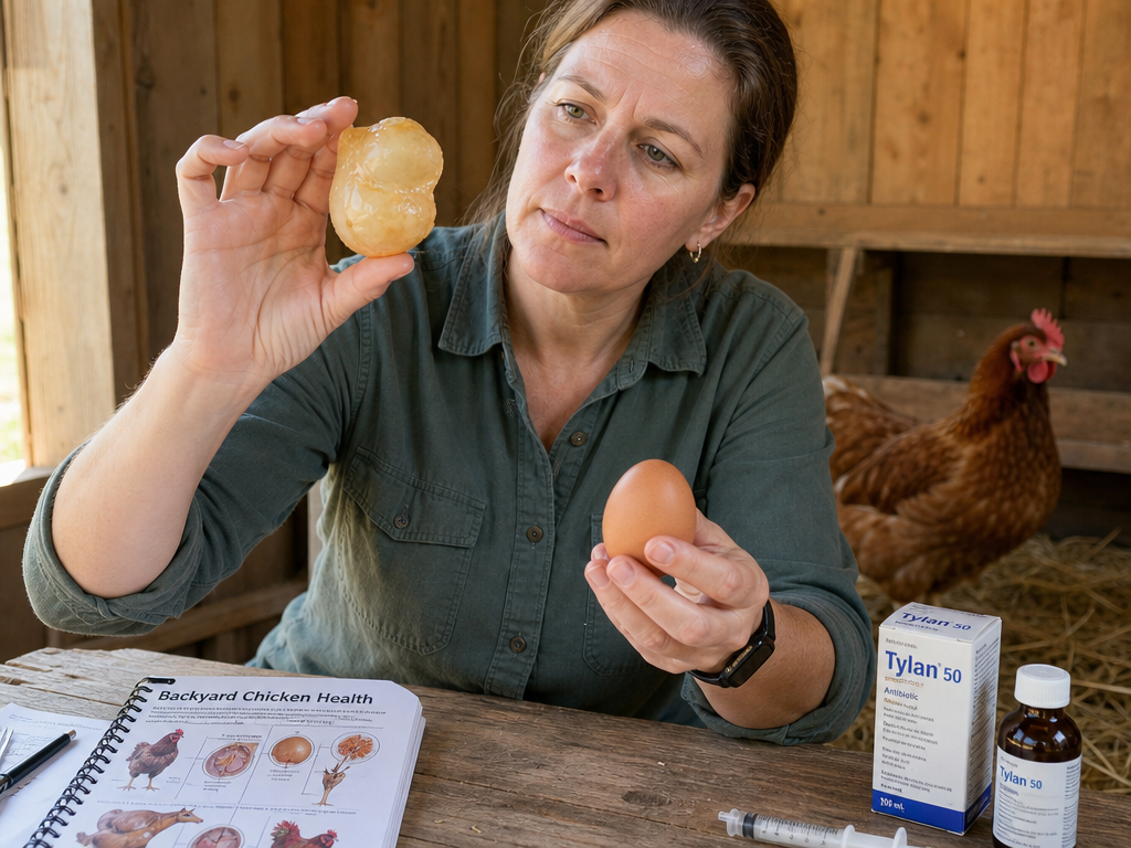 Treating Lash Egg in Chickens (Salpingitis) in chicken: step-by-step treatment procedure