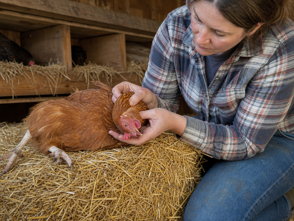 Treating Newcastle Disease in Chickens in chicken: step-by-step treatment procedure
