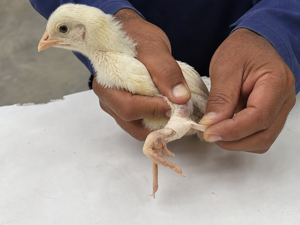 Treating Perosis (Slipped Tendon) in chicken: step-by-step treatment procedure