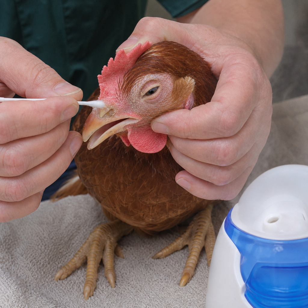 Treating Respiratory Infections in chicken: step-by-step treatment procedure