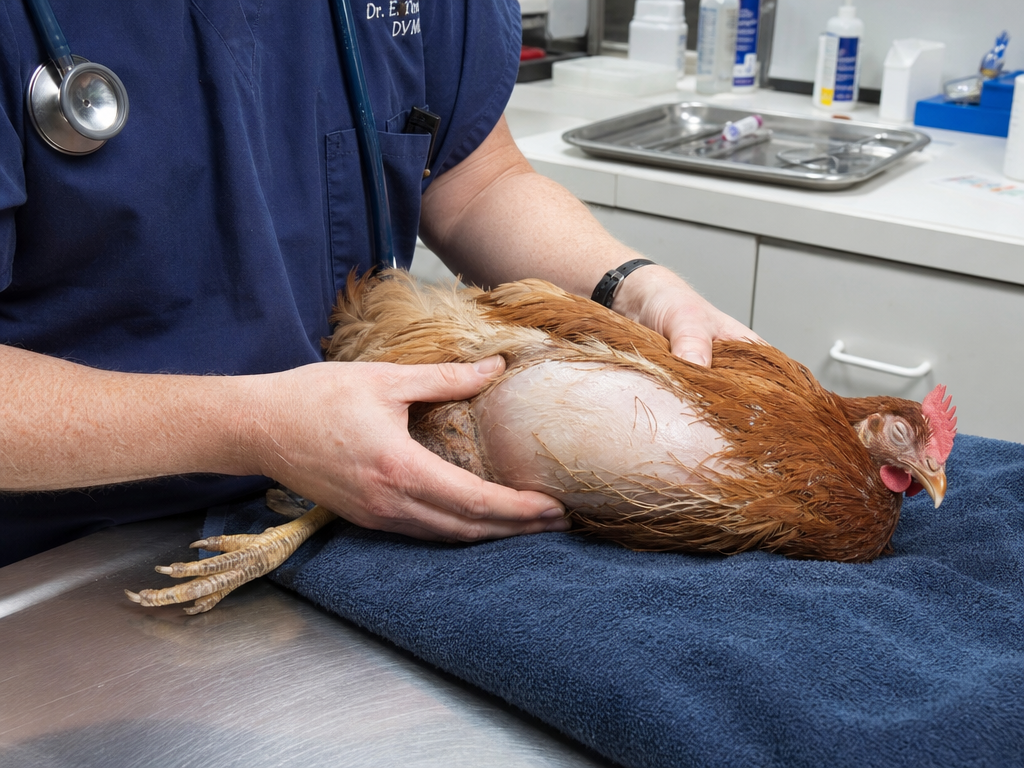 Treating Salpingitis in Chickens in chicken: step-by-step treatment procedure