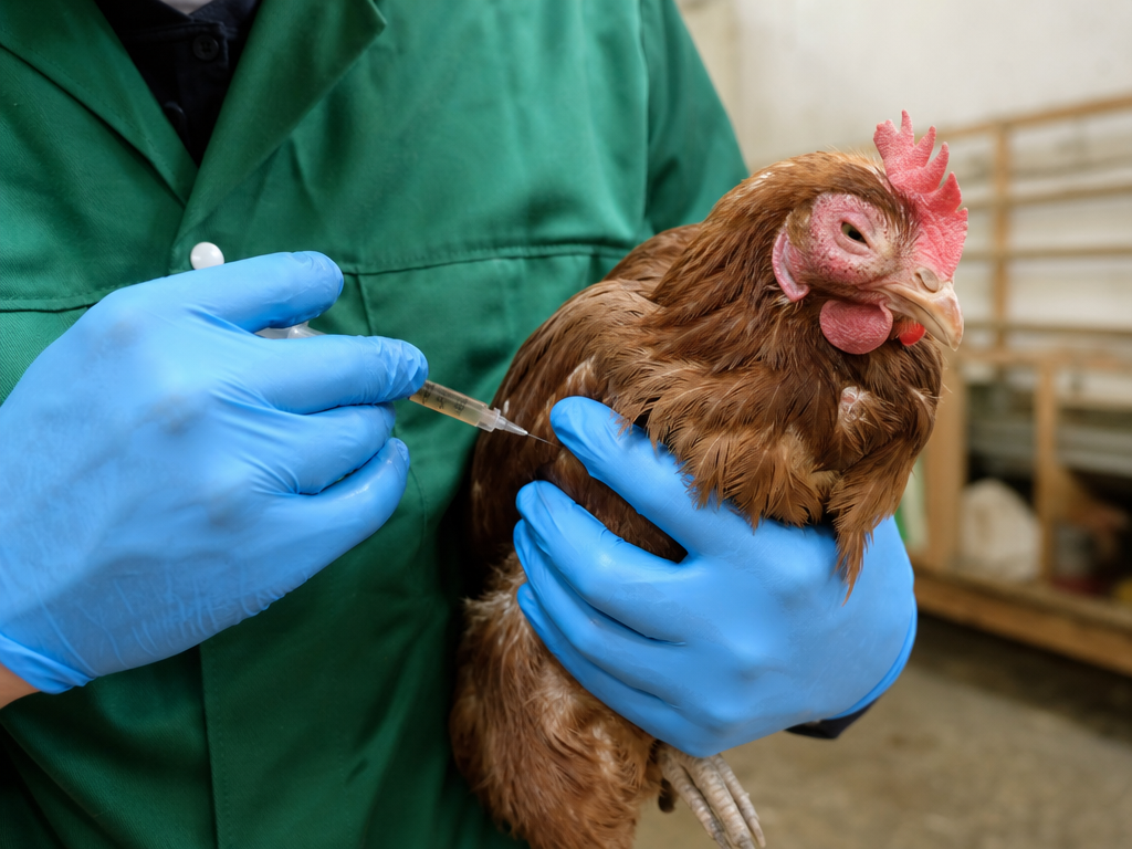 Treating Sinusitis in Chickens in chicken: step-by-step treatment procedure