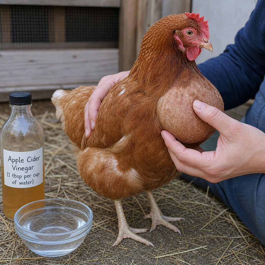 Treating Sour Crop (Candidal Ingluvitis) in chicken: step-by-step treatment procedure