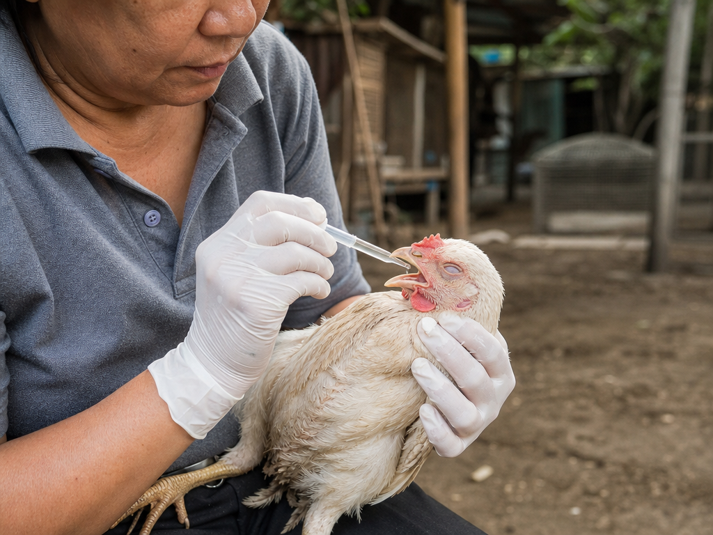 Treating Avian Spirochetosis in chicken: step-by-step treatment procedure